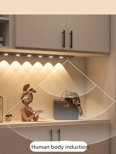 ضوء استشعار حركة جسم قابل للشحن بتقنية LED، لاصق ذاتي، لاسلكي، بدون سلك، لخزانة الأحذية، الممر الداخلي، متوفر ب- 3 ألوان، ضوء استشعار حركة بشكل عين القط، ضوء ديكوري، لاستخدام داخلي وخارجي، إكسسوار منزلي ضروري للمطبخ والنوم والخزائن