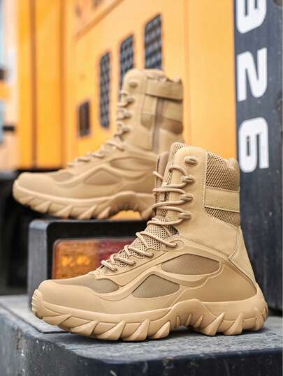 للرجال قص عالي خفيف الوزن مريح جزمة تنزه , الموضة كاجوال خارجي عمل جزمة برقبة طويلة , مناسب الى الخريف و الشتاء اليومي