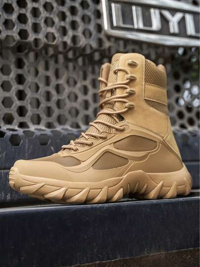 للرجال قص عالي خفيف الوزن مريح جزمة تنزه , الموضة كاجوال خارجي عمل جزمة برقبة طويلة , مناسب الى الخريف و الشتاء اليومي