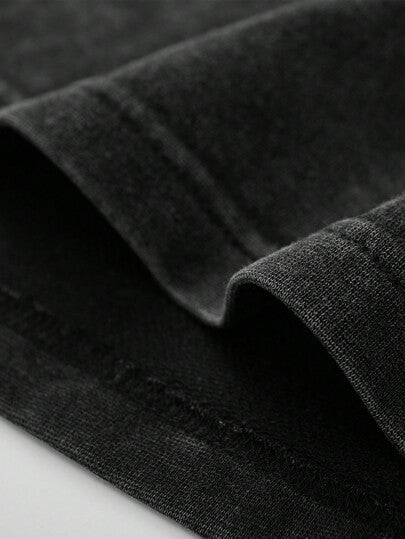 Shwiy تي شيرت رجالي مطبوع برسم فاتح غرافيكي رقم 33 بتصميم بسيط، تي شيرت تي شيرت أسود كاجوال للشارع