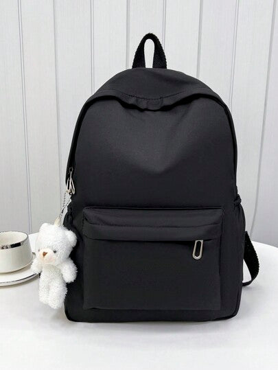 حقيبة ظهر سعة كبيرة كاجوال، حقيبة كتب أنيقة وبسيطة للطلاب، حقيبة سفر يومية للجنسين، هدية للأصدقاء والأمهات والمعلمين