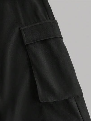 طقم حريمي قطعتين EZwear مجموعة ملابس رياضية للنساء تي شيرت طباعة حرف ياقة على شكل حرف V وأكمام متساقطة مع بنطلون طويل