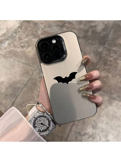 غطاء واقي للهاتف بنمط الخفاش - غطاء مقاوم للصدمات مع حماية عدسة الكاميرا للأيفون 11 و12 و 13 و 14 و 15 وSE/XR/X/7 بلس