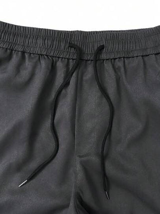 Manfinity LEGND بنطلون أبيض رجالي غير رسمي بجيوب سكارجو وحبل خصر