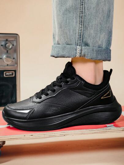 أحذية رياضية للرجال، مقاومة للماء، خفيفة الوزن، ماصة للصدمات، أحذية جري كاجوال بقاع ناعم، قابلة للتنفس، مناسبة للعمل الرسمي، قليلة الارتفاع، متعددة الاستخدامات، مانعة لالنزلاق