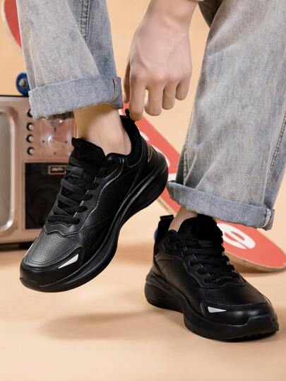 أحذية رياضية للرجال، مقاومة للماء، خفيفة الوزن، ماصة للصدمات، أحذية جري كاجوال بقاع ناعم، قابلة للتنفس، مناسبة للعمل الرسمي، قليلة الارتفاع، متعددة الاستخدامات، مانعة لالنزلاق