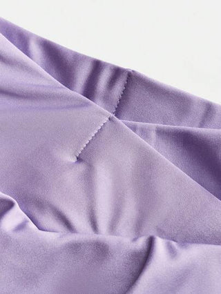 ملابس رياضية أطفال Girlism مجموعة قطعتين من الفست الرياضي وشورت مناسبة للبنات المراهقات بتصميم كاجوال بطبعة تقاطع في الظهر