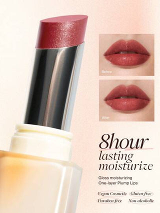 JOOCYEE أحمر شفاه كريمي عالي اللمعان من ماركة JOOCYEE GLAZED ROUGE إصدار محسّن 2.0