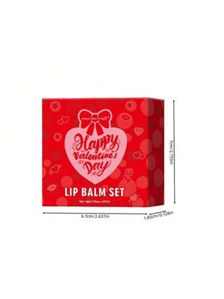 MISS FACTORX 4 قطع / علبة مجموعة بلسم الشفاه المرطب ، مناسب للشفاه الجافة ، إضاءة لون الشفاه ، هدية فريدة للنساء في عيد الحب ، يوم المرأة ،