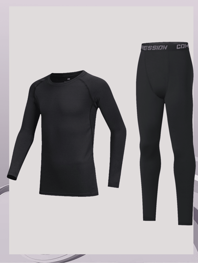 مجموعتان من الألبسة الرياضية الكاجوال ذات الأكمام الطويلة للأطفال والمراهقين، مناسبة للوقت الحر والرياضة، خيارين للألوان