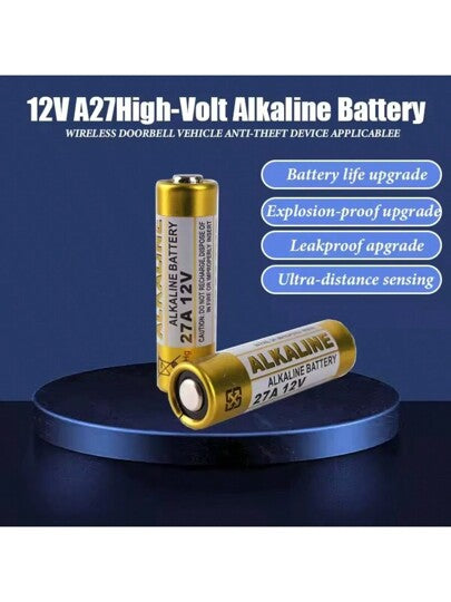 5-15 قطعة بطارية قلوية 23A 12V L828 27A MN27 MS27 GP27A A27 V27GA A27BP K27A VR27 للجرس والإنذار وريموت التحكم