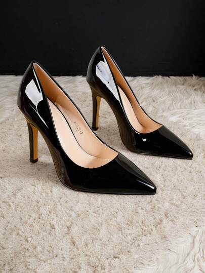 أحذية كعب عالي للنساء ذات أصبع مدبب مغلق ، أحذية لحفلات الزفاف والحفلات الراقصة