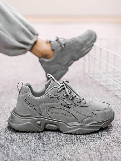 أحذية تنزه للرجال خفيفة الوزن ومريحة ، مزينة برسومات وخطوط ، أحذية رياضية كاجوال أنيقة للرجال