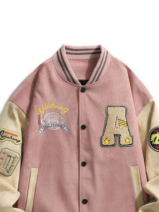 جاكيت بيسبول للرجال للربيع والخريف ، جاكيت كاجوال أنيقة للأزواج