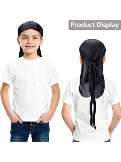 2 قطعة / مجموعة من قبعات الدوراغ للأطفال، قبعة قرصان سلسة وقابلة للتنفس، مناسبة للبنين والبنات، لأنشطة رياضية خارجية وملابس كاجوال مريحة