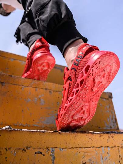 UMBURLLY بوت أمان للرجال بنعل مطاطي لين ومرن وإطار معدني مقاوم للتهشيم والثقب من جلد طري قابل للتنفس، مناسبة للعمل في البناء والمصانع