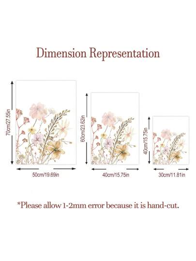 3 قطع لوحات جدارية معلقة على قماش، ملصقات زهرية نباتية، أعمال فنية جدارية جميلة ديكورية، طباعات جدارية جمالية لتزيين الحائط في غرفة المعيشة، طبعات حائط للربيع بدون إطار