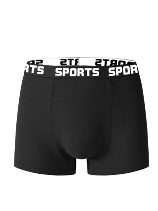 10 قطعة / عبوة سراويل داخلية قصيرة رجالية بألوان داكنة منفذة للهواء خصر مرن, قصيرة وبمقاسات كبيرة مريحة للاستخدام اليومي