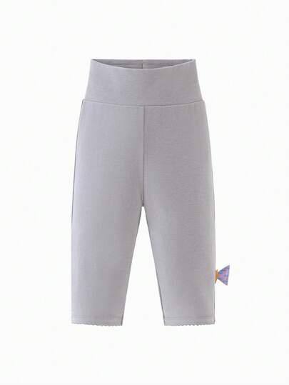 mini bala بنطلون رضيع ولادي طويل مرن، بنطلون طويل للربيع