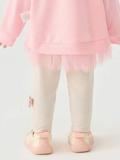 mini bala سراويل طويلة مرنة للأولاد الرضع ، مناسبة للربيع