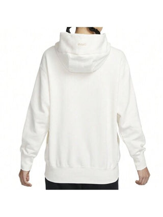 Nike إمرأة رياضية NSW OS PO HD هودي فضفاض مريح وكبير الحجم، لون أبيض، رمز المنتج HV8461-133