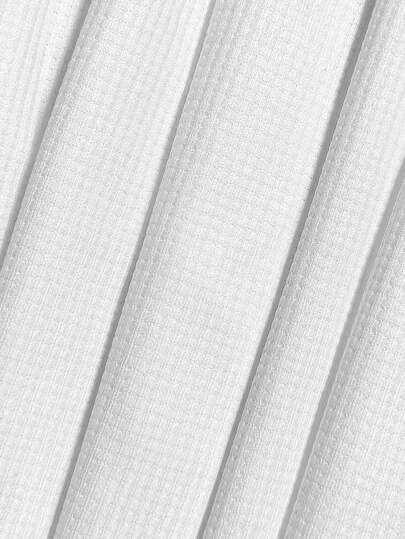 تي شيرت بولو عادي بأكمام قصيرة باللون المركب، طباعة رقمية ثلاثية الأبعاد على نسيج وافل بسيط للأعمال والتنقل، فتحة سحاب عادي