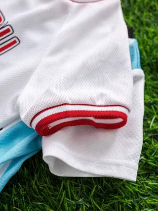 مجموعة مكونة من قطعتين للطفل الرضيع الولد ملابس رياضية كاجوال مريحة للصيف بتصميم بانتداخلات لحرف جرافيك والكروشيه، رومبير واصورت قصيرة مكونة من قطعتين