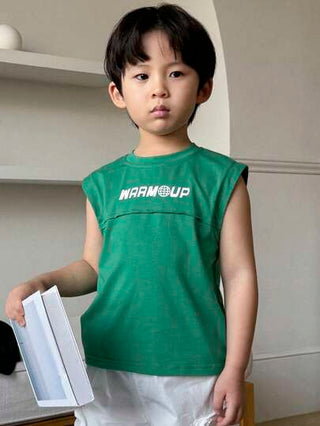 DAZY تي شيرت بياقة طاقم وأكمام راغلان مع طباعة شعار صبي صغير