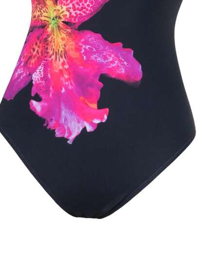 مايوه حريمي قطعة واحدة Swim Oasis ملابس سباحة نسائية مع بدلة لتغطية الأزهار لأيام الشاطئ والعطلات الصيفية