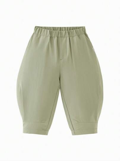 mini bala سراويل خارجية مقاومة للماء للأطفال، مقاومة للبقع وسهلة العناية، فضفاضة اللياقة، بنطلون ربيعي