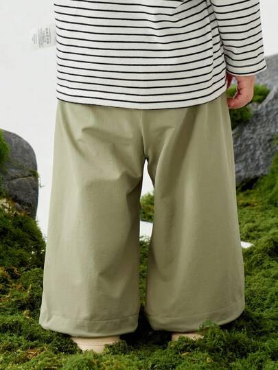 mini bala بناطيل أطفال للخارج، مقاومة للماء والبقع، قطع سفلية فضفاضة