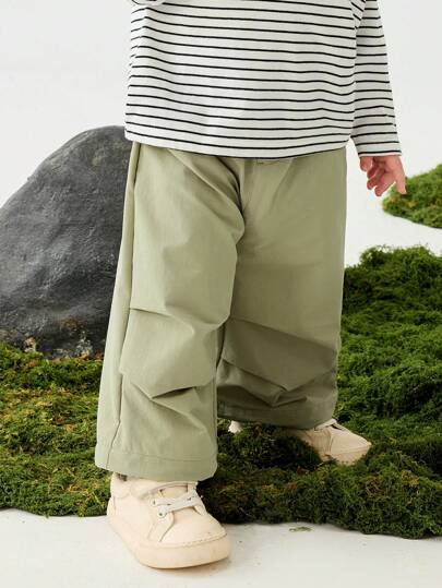 mini bala بناطيل أطفال للخارج، مقاومة للماء والبقع، قطع سفلية فضفاضة