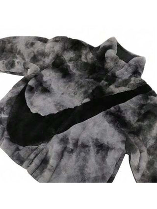 2024 معطف ألحريري النسائي AS W NSW JKT FAUX FUR AOP GCEL ، معطف خارجي بفرو اصطناعي HQ4871-010