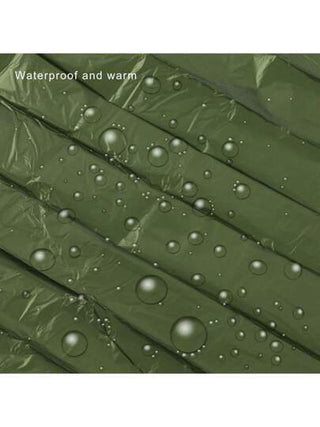 كيس نوم للتخييم مقاوم للماء ولطخات مصنوع من البوليستر، مناسب لكافة المواسم والمغامرات الخارجية وعمليات الإنقاذ الطارئة والاستخدام المنزلي، متراص وسهل الحمل