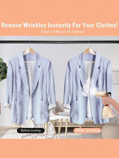 1 قطعة مكواة بخارية يدوية محمولة للاستخدام المنزلي والسفر والمكتب ، معيار بريطاني 240 فولت