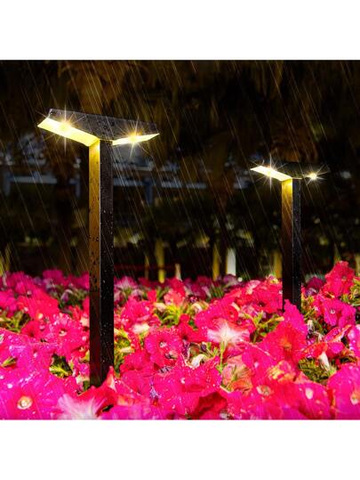 1 قطعة/2 قطعة/4 قطع ضوء LED شمسي للفيلا والمناظر الطبيعية ،مدفوع في الأرض، إضاءة ديكورية مجوي مضد للماء، إضاءة نباتات حدائق ومسطحات خارجية مناسبة للديكور الخارجي وجدران الحديقة