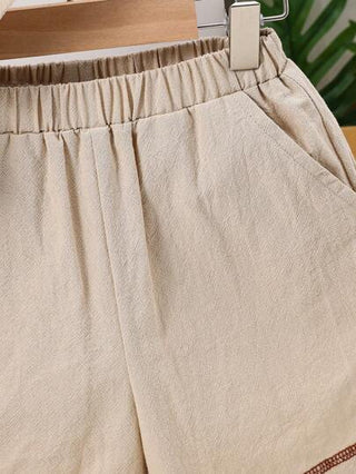 مجموعة من قميص مطبوع بزهور هاواي وشورت للأولاد الصغار قطعتين، مريح، قابل للتنفس، منتعش ومشرب للعرق، مناسب للربيع والصيف، للارتداء اليومي، للرياضة، للخروجات، للمدرسة، التجمعات، العطلات، الحفلات، التصوير الفوتوغرافي، العودة للمدرسة