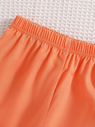 طقم من قطعتين : قميص كامي زهري 3D وشورت إضافة إلى جاكيت