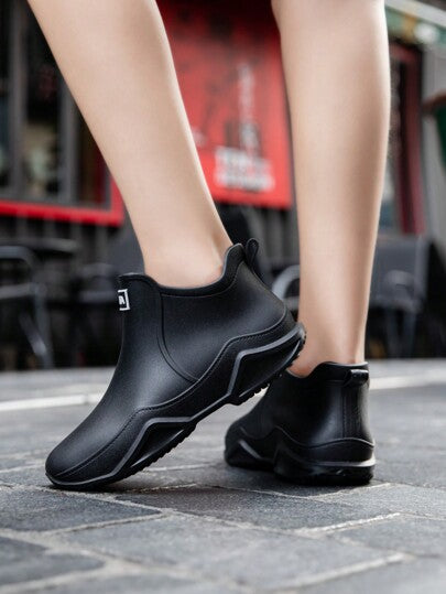 بوت مطر خفيفة الوزن مقاومة للانزلاق للجنسين ، بوت مطاطية سليمة للماء للأنشطة الخارجية والبستنة والصيد