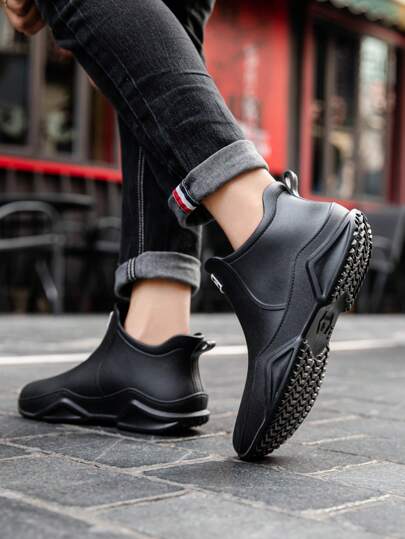 بوت مطر خفيفة الوزن مقاومة للانزلاق للجنسين ، بوت مطاطية سليمة للماء للأنشطة الخارجية والبستنة والصيد