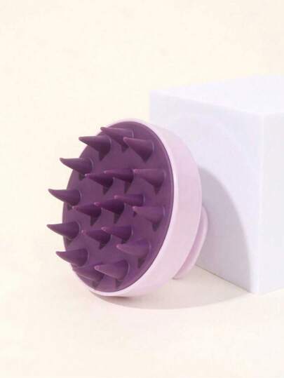 فرشاتان لتدليك فروة الرأس و تنظيف الرأس، فرشاة شامبو من السليكون ناعمة أداة لحمام الشعر