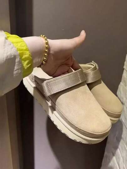 نعال خفيفة غير قابل للانزلاق مقاس 36-43، باللون البني من الحجم الكبير، قبضة سهلة، متاح للأزواج، موضة خريف 2024