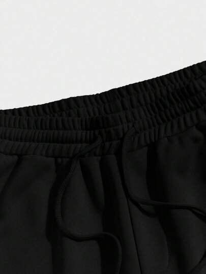 شورت رياضي صيفي فضفاض للرجل للاستخدام اليومي مطبوع عليه عبارة "لاعب"