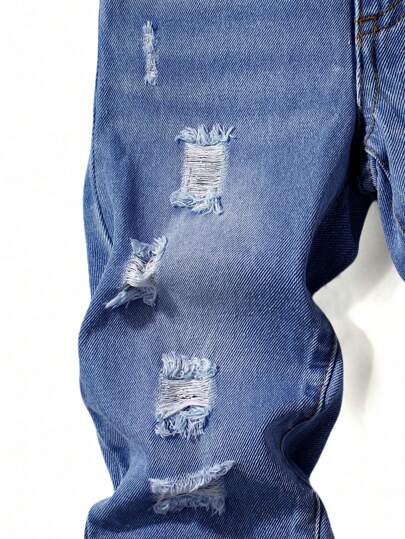 بنطال جينز أسود ورمادي محترق جزئيًا، مرن وضيق على الوسط، صالح للارتداء اليومي، مناسب للشباب، في تصميم الموضع الشارعي المتنوع والشخصي، مجموعة جديدة 2024