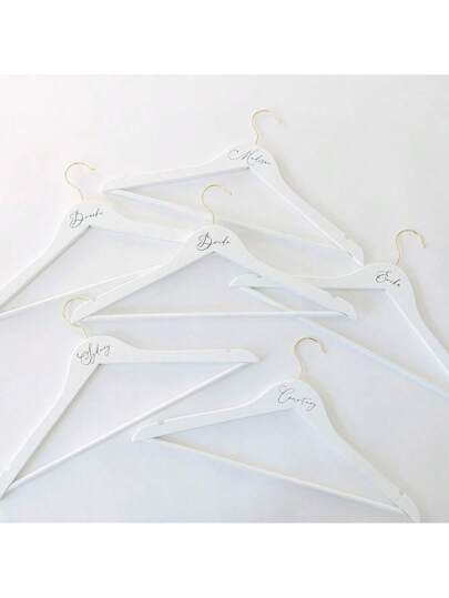 قطعة واحدة شماعة شخصية، شماعات خشبية مخصصة للوصيفة، شماعة فستان الزفاف، شماعات الملابس، هدايا الوصيفة، هدايا عيد الميلاد المخصصة للنساء والصديقات، هدايا عيد الميلاد للنساء، هدايا تدشين المنازل الجديدة للنساء