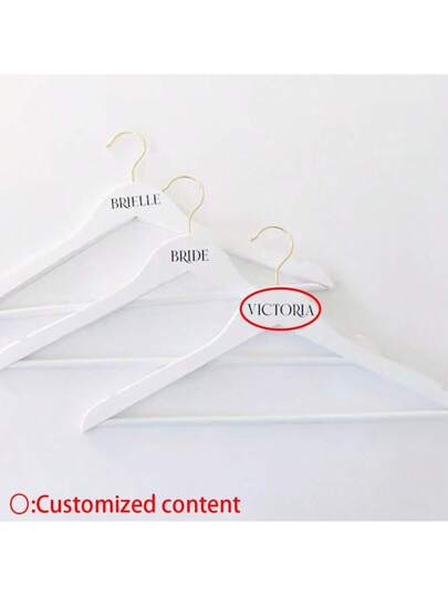 قطعة واحدة شماعة شخصية، شماعات خشبية مخصصة للوصيفة، شماعة فستان الزفاف، شماعات الملابس، هدايا الوصيفة، هدايا عيد الميلاد المخصصة للنساء والصديقات، هدايا عيد الميلاد للنساء، هدايا تدشين المنازل الجديدة للنساء