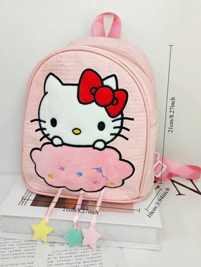 Sanrio حقيبة ظهر سانريو هيلو كيتي كورومي أصلية بنمط أميرة ذات نمط فريد، حقيبة صغيرة راقية ومحمولة ومريحة، بتصميم ممتع، تناسب الأحمر شفاه والعملات والأغراض الصغيرة، حقيبة زينة ملابس، جذابة تصويريًا، حقيبة إبداعية متعددة الاستخدامات للموظفين، حقيبة علقة، حق