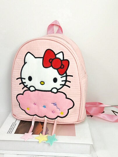 Sanrio حقيبة ظهر سانريو هيلو كيتي كورومي أصلية بنمط أميرة ذات نمط فريد، حقيبة صغيرة راقية ومحمولة ومريحة، بتصميم ممتع، تناسب الأحمر شفاه والعملات والأغراض الصغيرة، حقيبة زينة ملابس، جذابة تصويريًا، حقيبة إبداعية متعددة الاستخدامات للموظفين، حقيبة علقة، حق