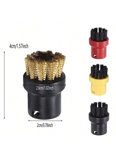 1 رأس فرشاة نظافة متوافقة مع سلسلة منظف بالبخار كارتشر SC2، SC1، SC2، SC3، SC4، SC5، SC7 ، اكسسوارات منظف بالبخار