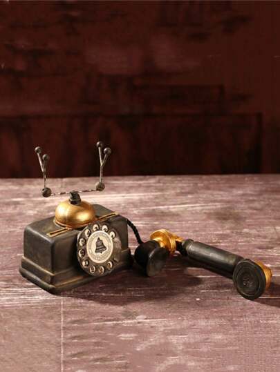 قطعة واحدة هاتف ديكوري بطراز عتيق ، إكسسوار ديكور المنزل